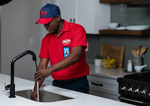 Kitchen drain cleaning service