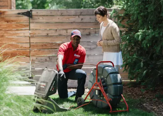 Main sewer drain cleaning service